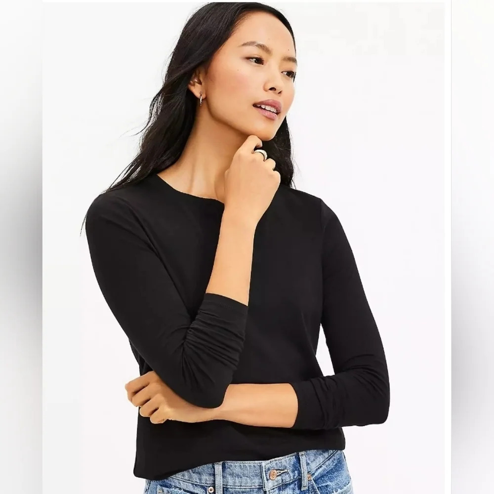 NWT LOFT Longsleeve Everyday Tee Large